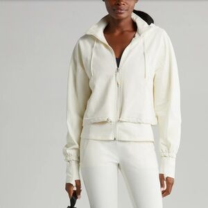 White Zella Onward Hybrid Workout Jacket